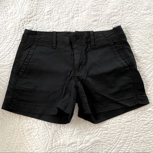 NWT American Eagle Black Khaki Midi Shorts